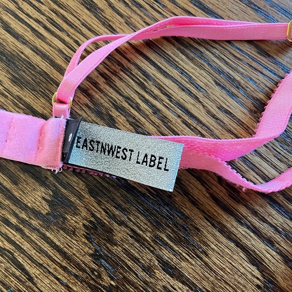 NWT East N West Label sequin Verona bra + Vienna bottoms festival outfit - pink - Picture 12 of 12